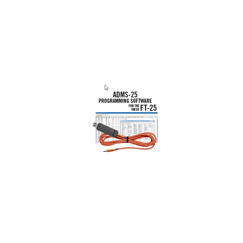 RT Systems ADMS-25 Programming Software and USB-55 cable for FT-25*