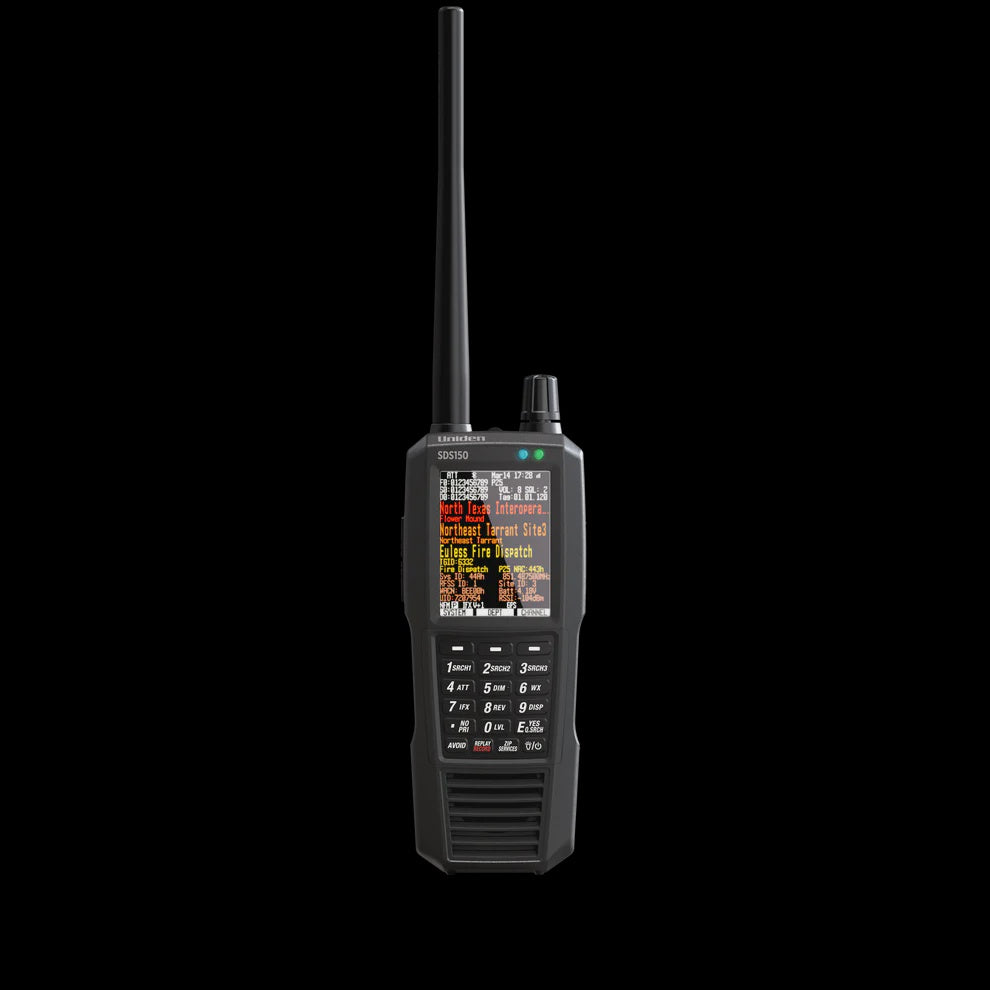 Uniden SDS150 — The Most Advanced True I/Q™ Handheld Radio Scanner Yet