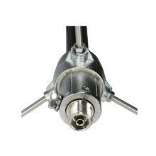 Tram 1477-B Pre-Tuned 144mhz-148mhz Vhf/430mhz-460mhz Uhf  Amateur Dual-Band Base Antenna (Black Fiberglass), 44.00in.