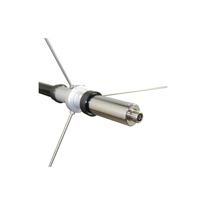 TRAM 1481B Black DUAL BAND BASE ANTENNA 2 Meter - 440 8.3 & 11.7 DB Gain