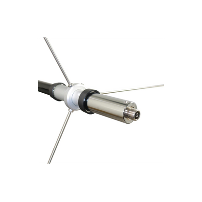 TRAM 1481B Black DUAL BAND BASE ANTENNA 2 Meter - 440 8.3 & 11.7 DB Gain