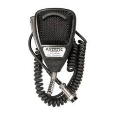 Astatic 636L Noise Canceling 4-Pin CB Microphone Black