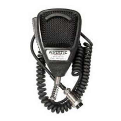 Astatic 636L Noise Canceling 4-Pin CB Microphone Black