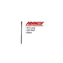 FRANCIS CB26 225-Watt Hot Rod Fiberglass Antenna (Black) 5.5 Feet