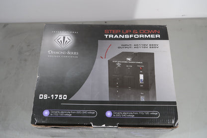 U18273 Used Diamond Series DS-1750 Step Up & Down Transformer