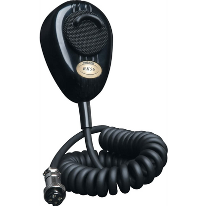 Road King RK56B Black 4-Pin Dynamic Noise Canceling CB Microphone