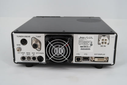 U18398 Used Yaesu FT-710 AESS HF/50 MHz Transceiver w/ SP-40 & Handles