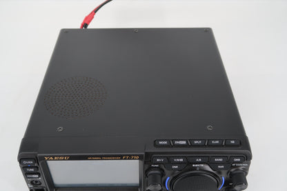 U18398 Used Yaesu FT-710 AESS HF/50 MHz Transceiver w/ SP-40 & Handles