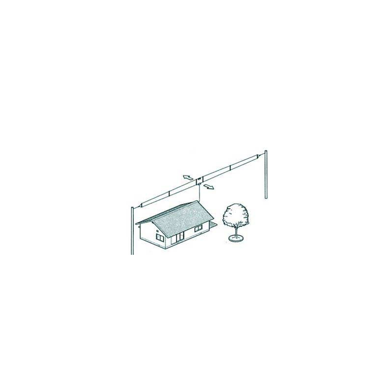 ICOM IC-AH-710 HF 80 FT Long Folded Dipole HF 150 Watts 1.9-30 MHZ