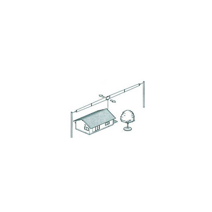 ICOM IC-AH-710 HF 80 FT Long Folded Dipole HF 150 Watts 1.9-30 MHZ