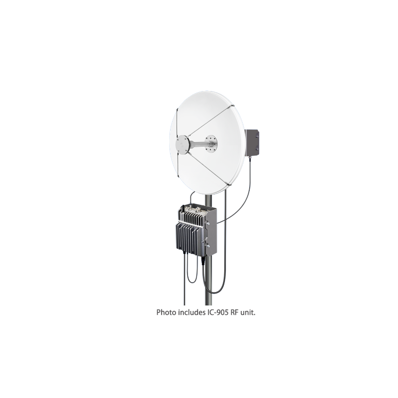 ICOM IC-AH-109PB 10 - 10.5GHz Parabolic Antenna W/Mount - For IC-905