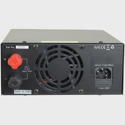 TekPower TP50SW 50 Amp 13.8V Analog DC Power Supply with Cigarette Plug