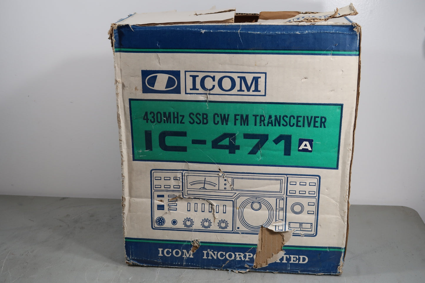 U18466 Used Icom IC-471A 430MHz SSB CW FM Transceiver