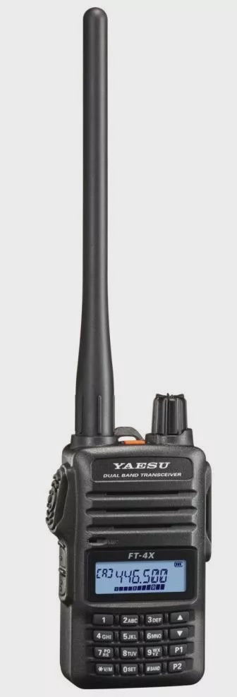 YAESU FT-4XR Dual Band 5W VHF/UHF FM Compact Handheld Transceiver