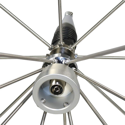Tram 1411 Broad-Band Scanner 25 MHz to 1,300 MHz Super Discone Stainless Steel Base Antenna Plus CB Transmit Bands