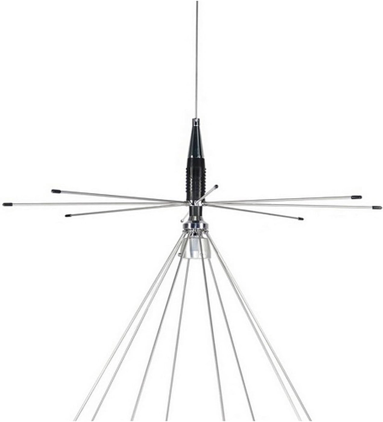 Tram 1411 Broad-Band Scanner 25 MHz to 1,300 MHz Super Discone Stainless Steel Base Antenna Plus CB Transmit Bands