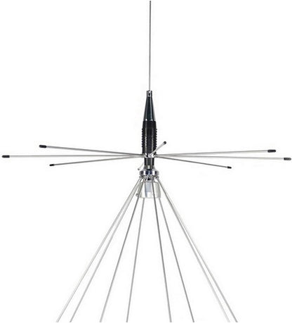 Tram 1411 Broad-Band Scanner 25 MHz to 1,300 MHz Super Discone Stainless Steel Base Antenna Plus CB Transmit Bands