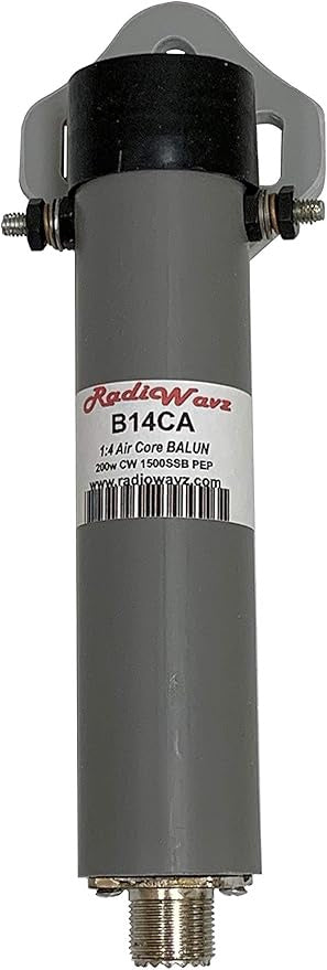 RADIOWAVZ B14CA 4:1 Bifilar Air Current Balun