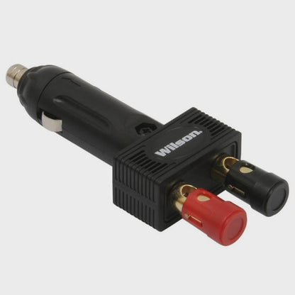 Wilson 30512VPP 12V Power Plug with Brass Posts Cigarette Lighter Binding posts