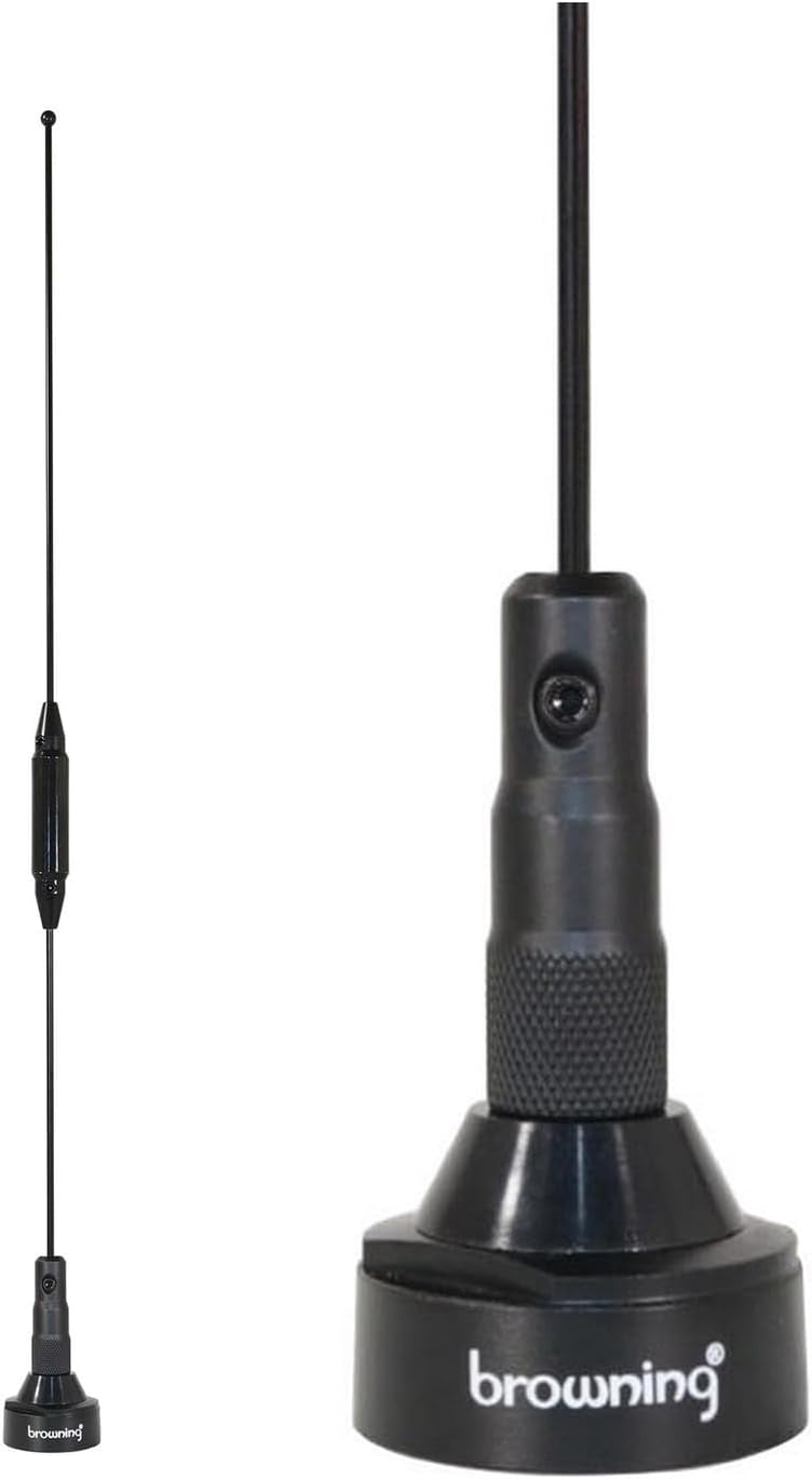 Browning BR-179 140 to 170 MHz VHF 430 to 470 MHz UHF Pre Tuned NMO Ham GMRS LM