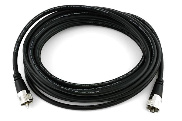 Browning BR-8X-18 18-ft Heavy Duty Antenna Cable RG8X Double Shield