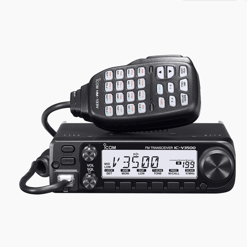 Icom IC-V3500 2 Meter Ham Radio 65 Watt Mobile