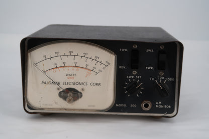 U18621 Used Palomar Electronics Model CB 500 SWR & Watt Meter