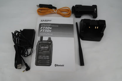 U18643 Used Yaesu FT5DR Dual Band Digital Transceiver w/ RT Systems & Extras