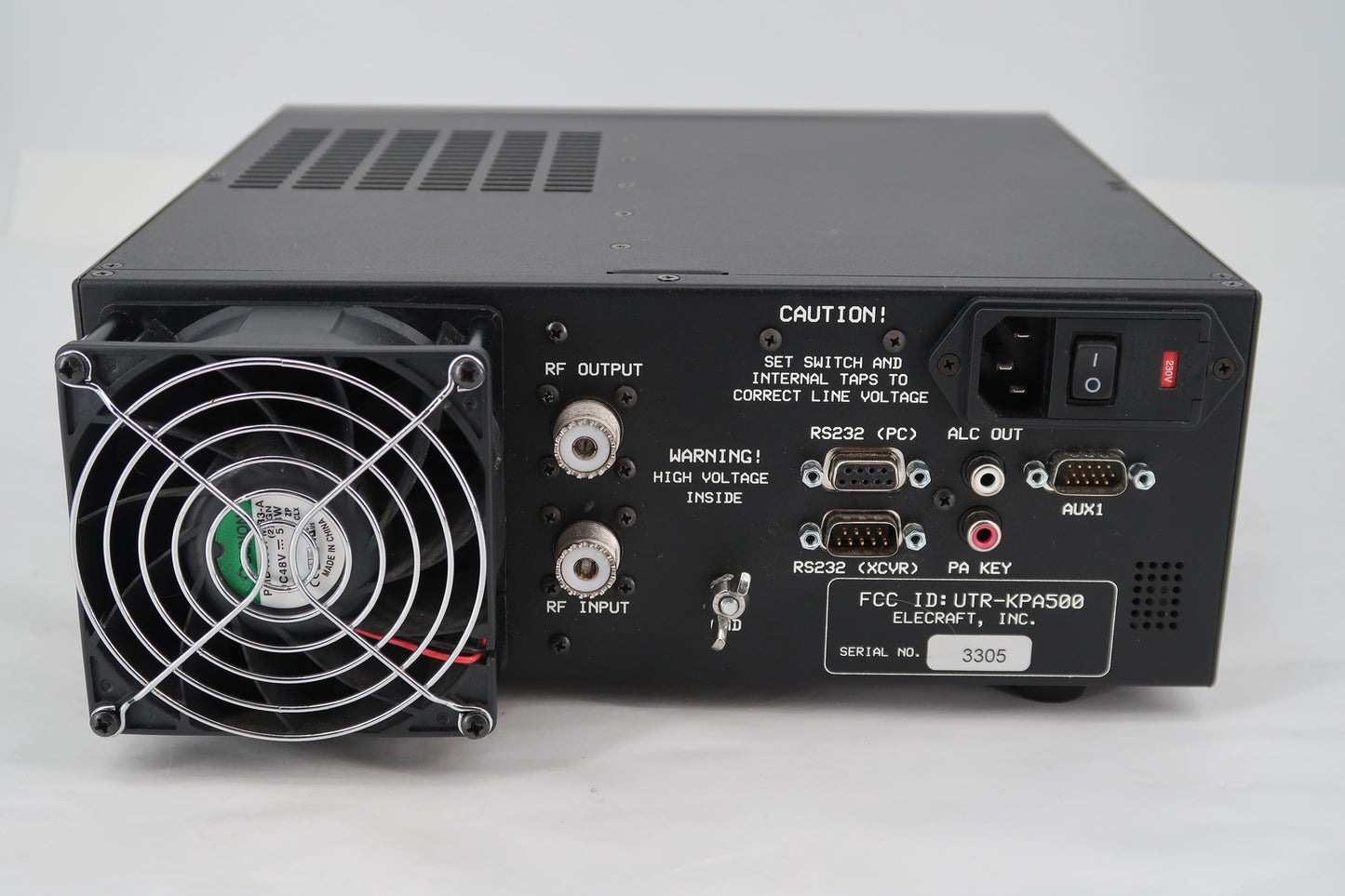 U18675 Used Elecraft KPA500 & KAT500 Amplifier/Tuner Combo