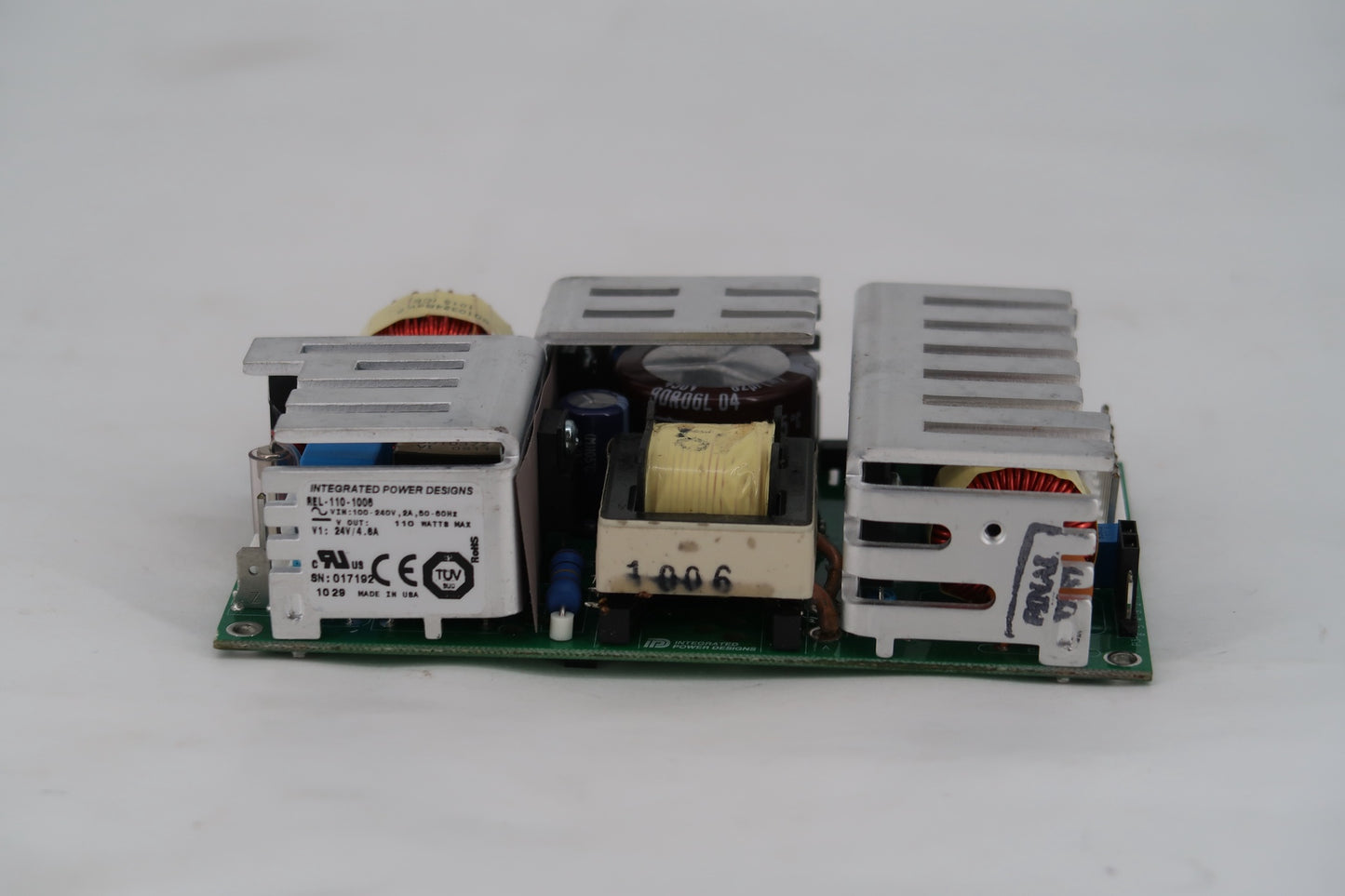 U18742 Used Integrated Power Designs REL-110-1008 Compact AC-DC Power Supply