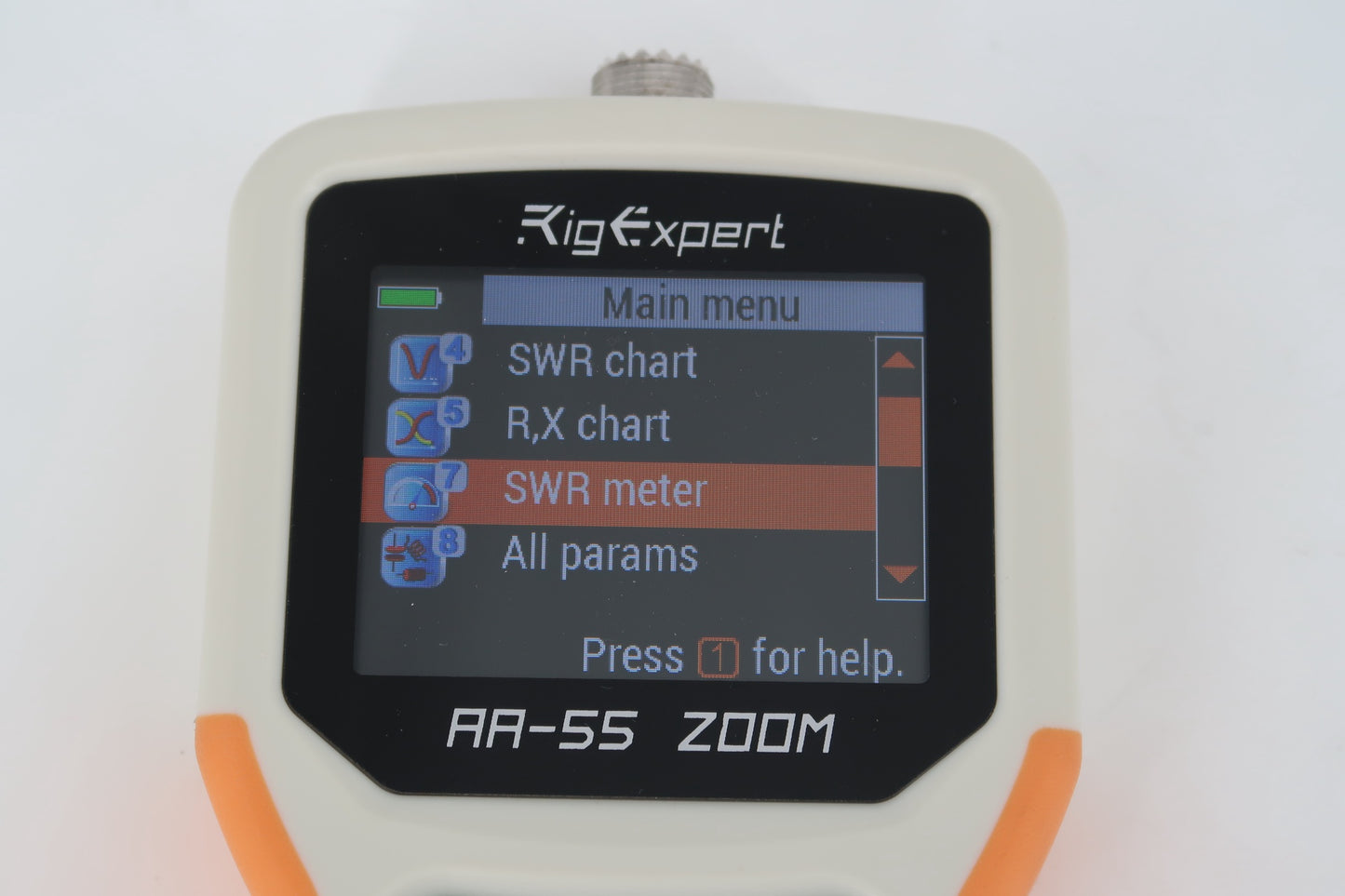 U18780 Used RigExpert AA-55 ZOOM Antenna/Cable Analyzer