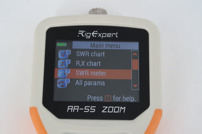 U18780 Used RigExpert AA-55 ZOOM Antenna/Cable Analyzer