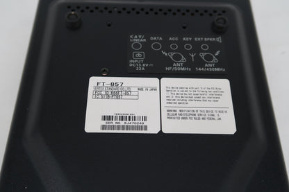 U18782 Used Yaesu FT-857D HF/VHF/UHF All-Mode Transceiver