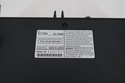 U18784 Used Icom IC-7200 HF/50MHz Transceiver