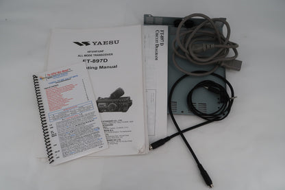 U18785 Used Yaesu FT-897D HF/VHF/UHF All-Mode Transceiver w/ FP-30B & FC-30 Tuner/Pwr. Supply