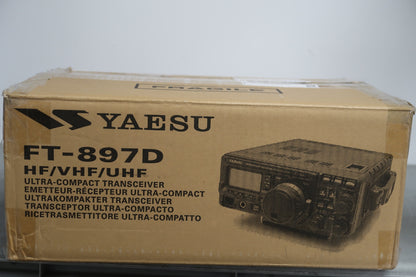 U18785 Used Yaesu FT-897D HF/VHF/UHF All-Mode Transceiver w/ FP-30B & FC-30 Tuner/Pwr. Supply