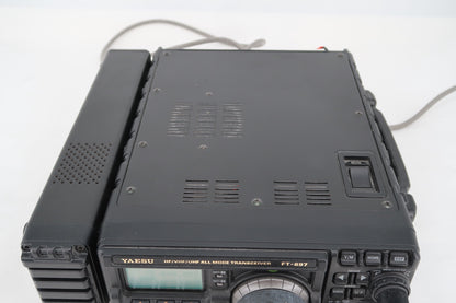 U18785 Used Yaesu FT-897D HF/VHF/UHF All-Mode Transceiver w/ FP-30B & FC-30 Tuner/Pwr. Supply