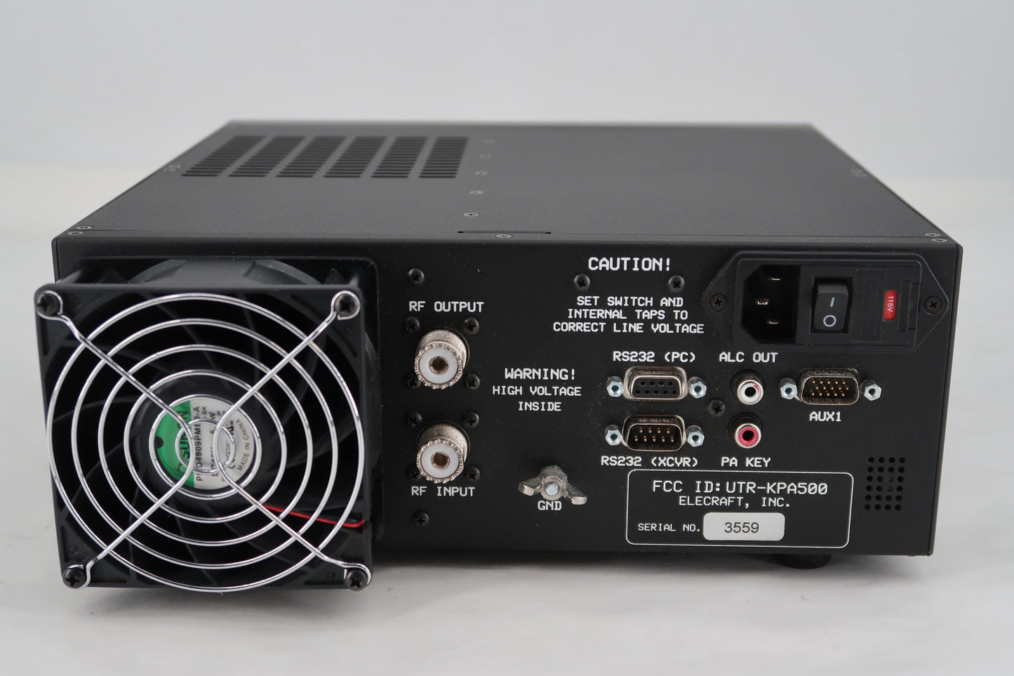 U18789 Used Elecraft KPA500 Compact Solid State Amplifier