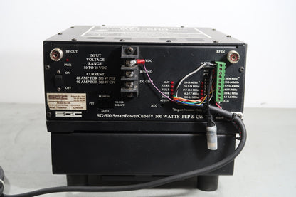 U18848 Used SGC SmartPowerCube SG-500 500W HF Linear Amplifier w/ Fan & Controller