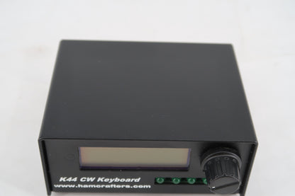 U18852 Used K1EL Model K44 CW Keyboard & Reader w/ Audio Splitter