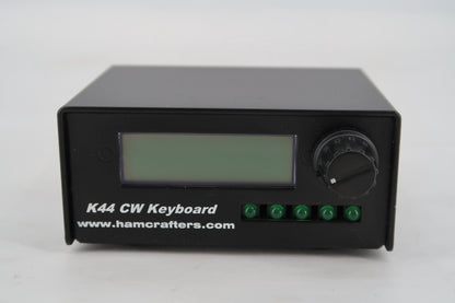U18852 Used K1EL Model K44 CW Keyboard & Reader w/ Audio Splitter