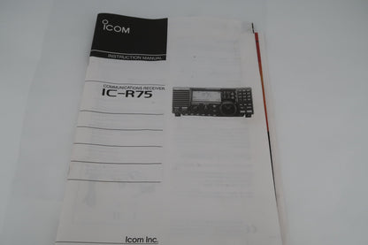 U18865 Used Icom IC-R75 All-Mode Communications Receiver w/ CW Filter & DSP