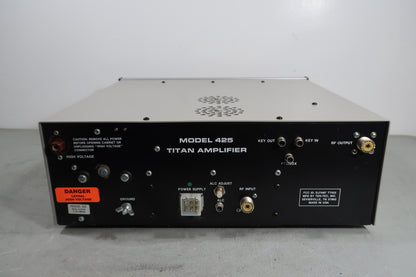 U18911 Used Ten-Tec Model 425 Titan Power Amplifier w/ Power Supply
