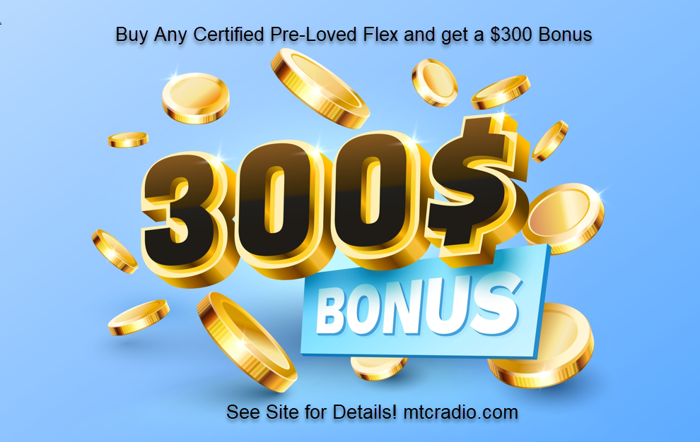 $300 Gift Certificate with any Certified Pre-Loved Flex