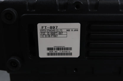 U18986 Used Yaesu FT-897 HF/VHF/UHF All-Mode Transceiver w/ FP-30C & Apache 4800 Case