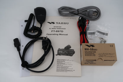 U18986 Used Yaesu FT-897 HF/VHF/UHF All-Mode Transceiver w/ FP-30C & Apache 4800 Case