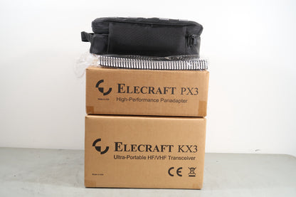 U18999 Used Elecraft KX3 & PX3 Shack in a pack Portable All-Mode Transceiver & Pandapter Station Kit