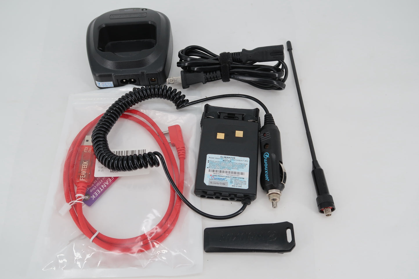 U19003 Used Wouxun KG-UVD1P Dual-Band Two-Way Handheld Radio