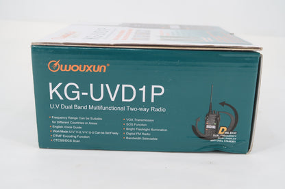 U19003 Used Wouxun KG-UVD1P Dual-Band Two-Way Handheld Radio