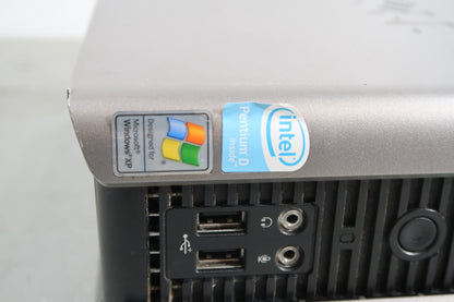 U19083 Used Dell Optiplex 745 Personal Computer (Windows XP) w/ Motorola Rib Box & Software
